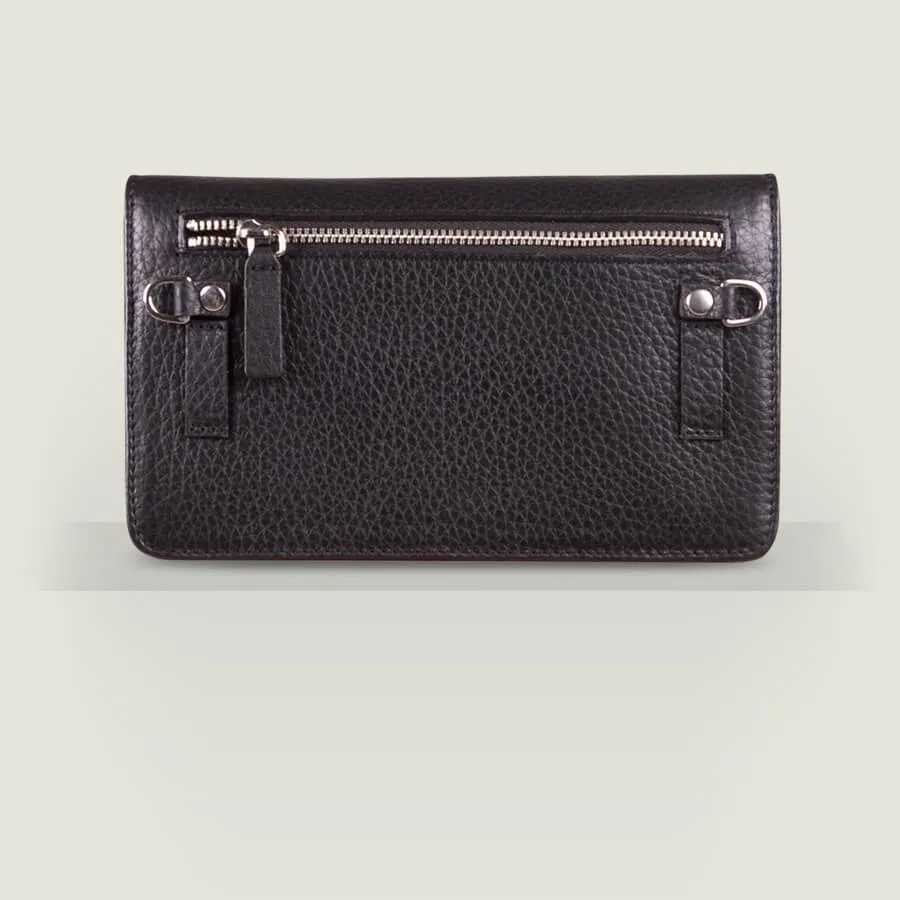 Alma Leather Clutch