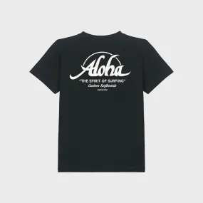 Aloha Kids Custom Surfboard T-Shirt - Black