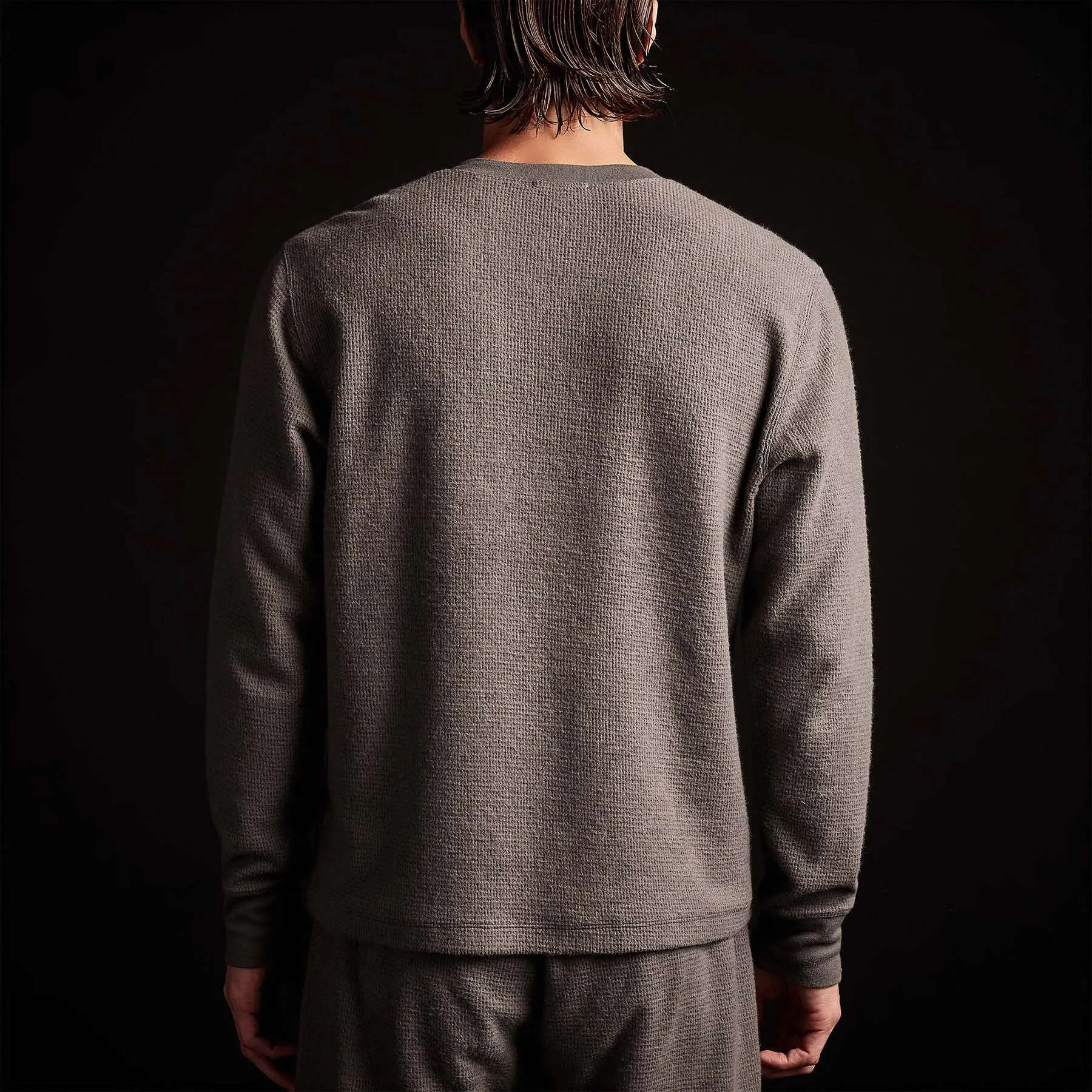 Alpine Thermal Henley - Raccoon Grey