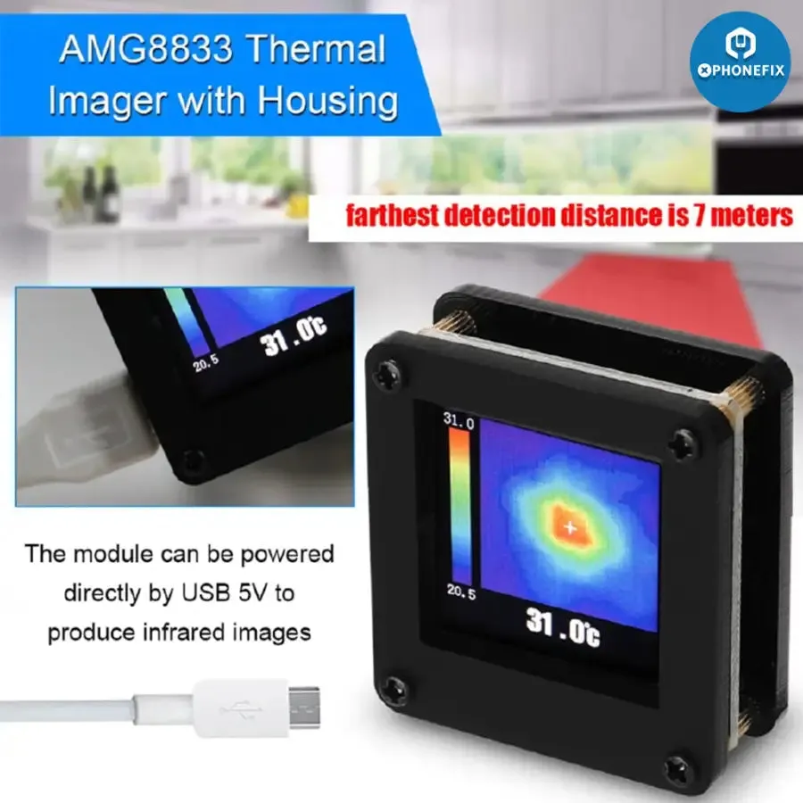 AMG8833 Infrared Thermal Imager Thermograph Camera Temperature Sensor