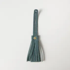 Atlantic Blue Leather Tassel