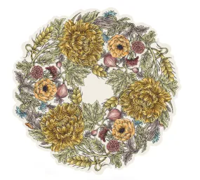 Autumn Acanthus Wreath Placemats