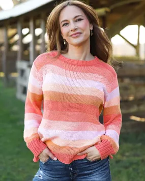 AUTUMN STRIPED CREW COTTON