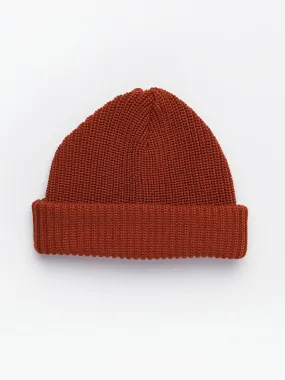 Beanie Merino Wool Rust