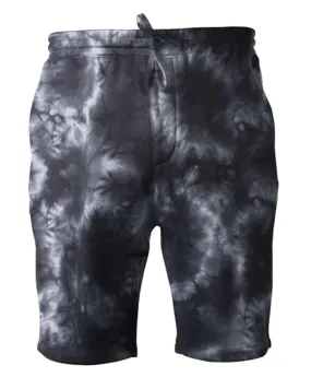 Blank Pigment Tie Dyed Fleece Shorts