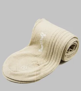 Bryceland's Wool Socks Beige