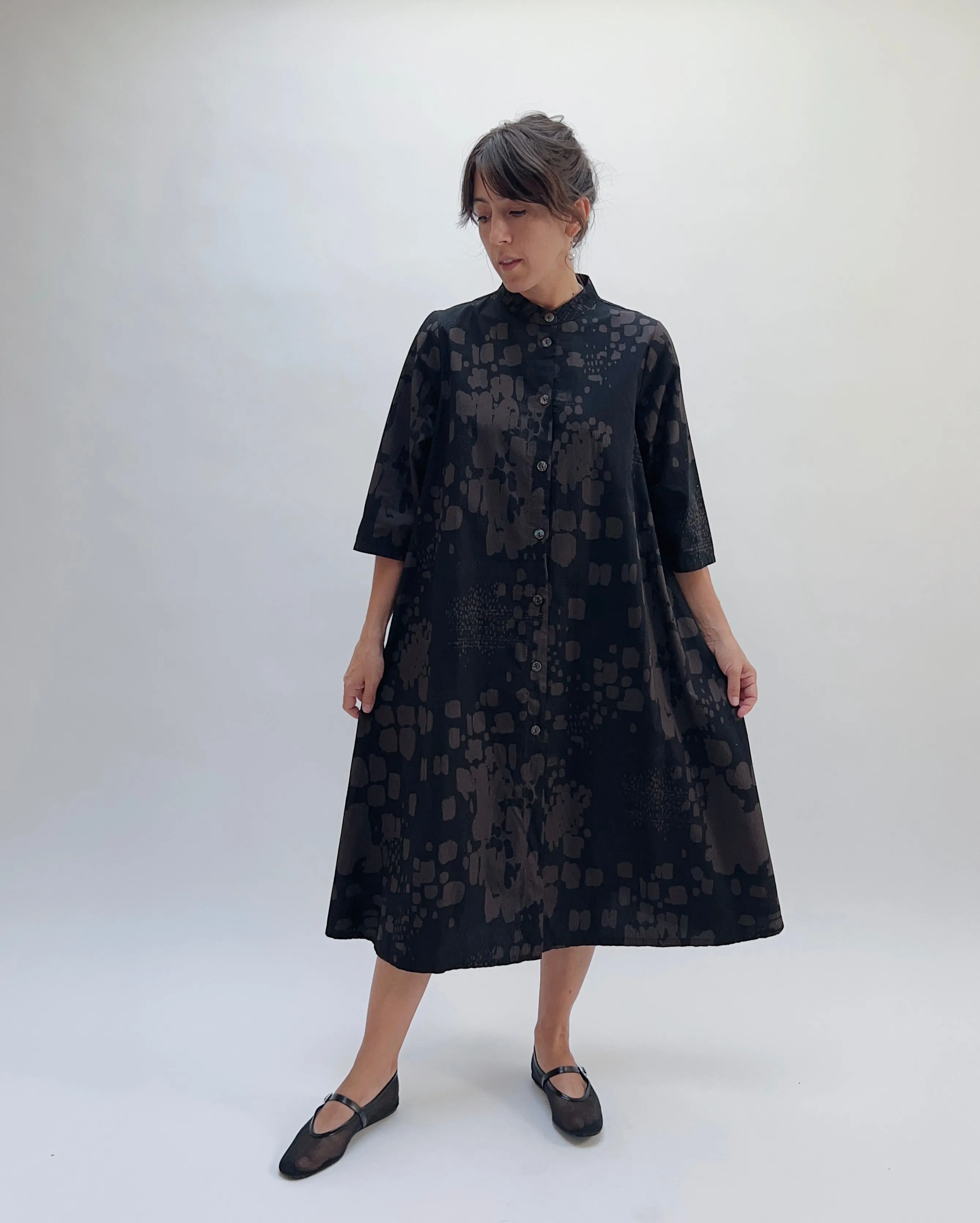 Bryn Walker | Winsley Dress in Earth Citta Print