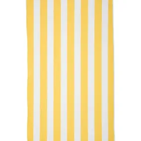 GEOMETRY - Kitchen Tea Towel Yellow Stripe