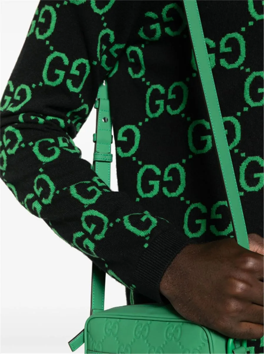 GG-JACQUARD WOOL JUMPER