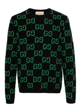 GG-JACQUARD WOOL JUMPER