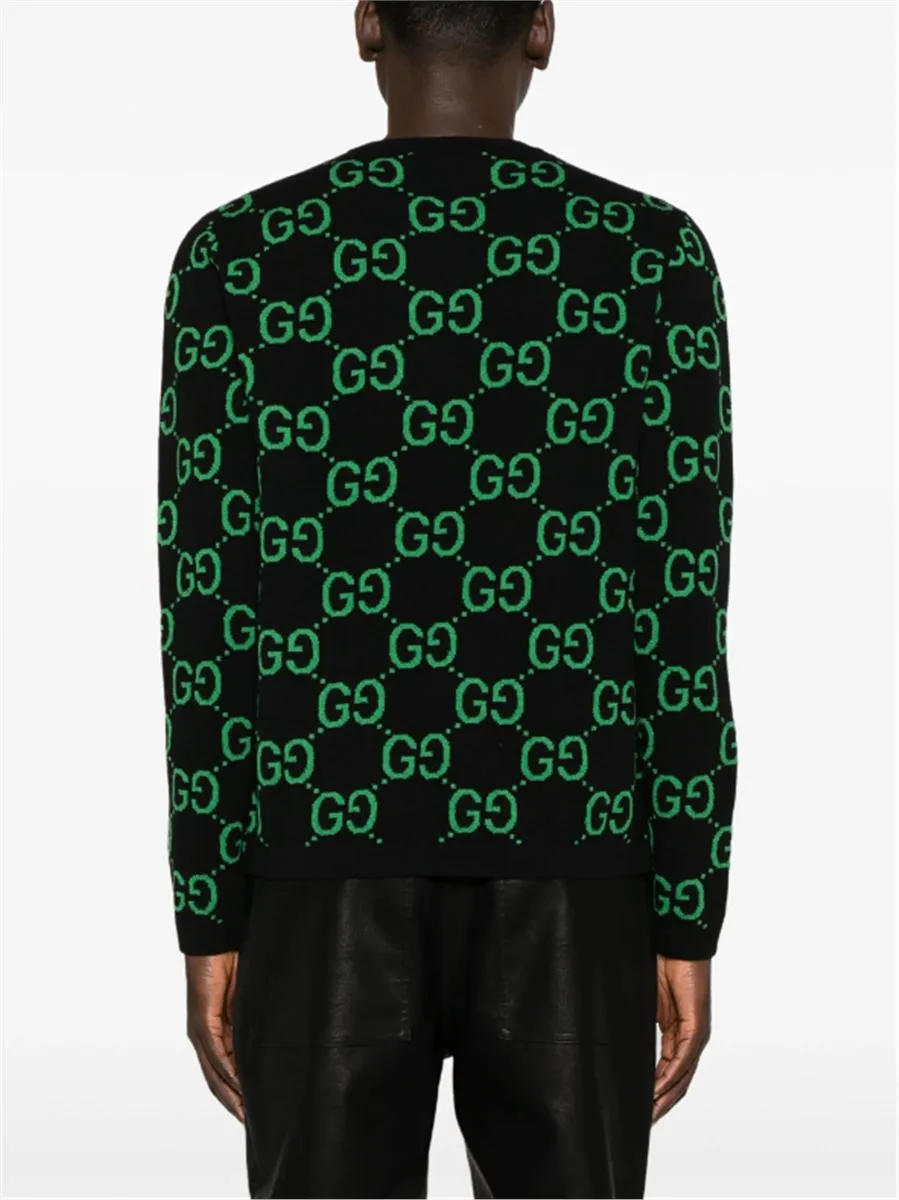 GG-JACQUARD WOOL JUMPER