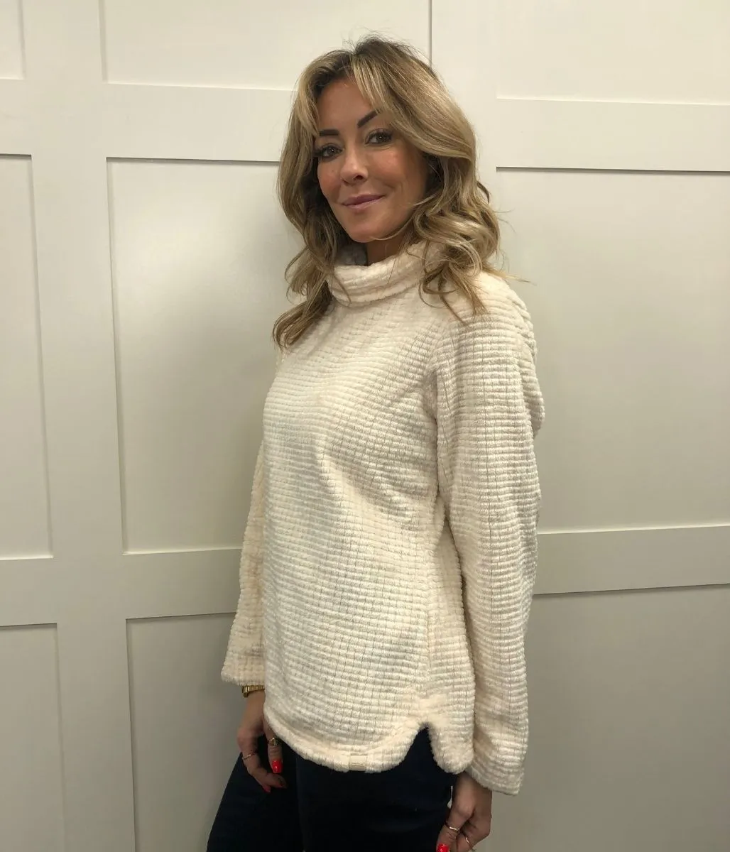 Ivory Bardou Fleece Jumper