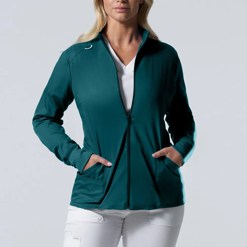 LJ701 Women's Warm-Up Scrub Jacket