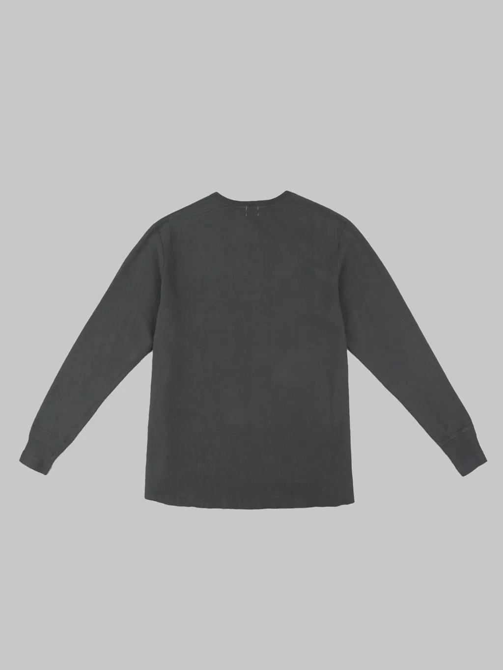 Loop & Weft Double Face Jacquard Crewneck Thermal Antique Black