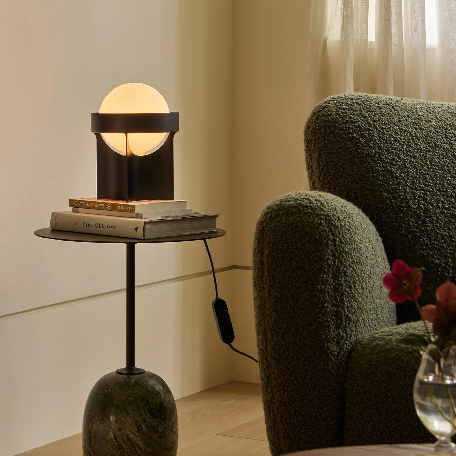 Loop Table Lamp in Dark Grey   Sphere IV