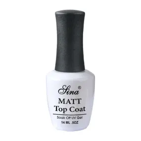 MATTE Top Coat Gel Polish Sina Tack-Free