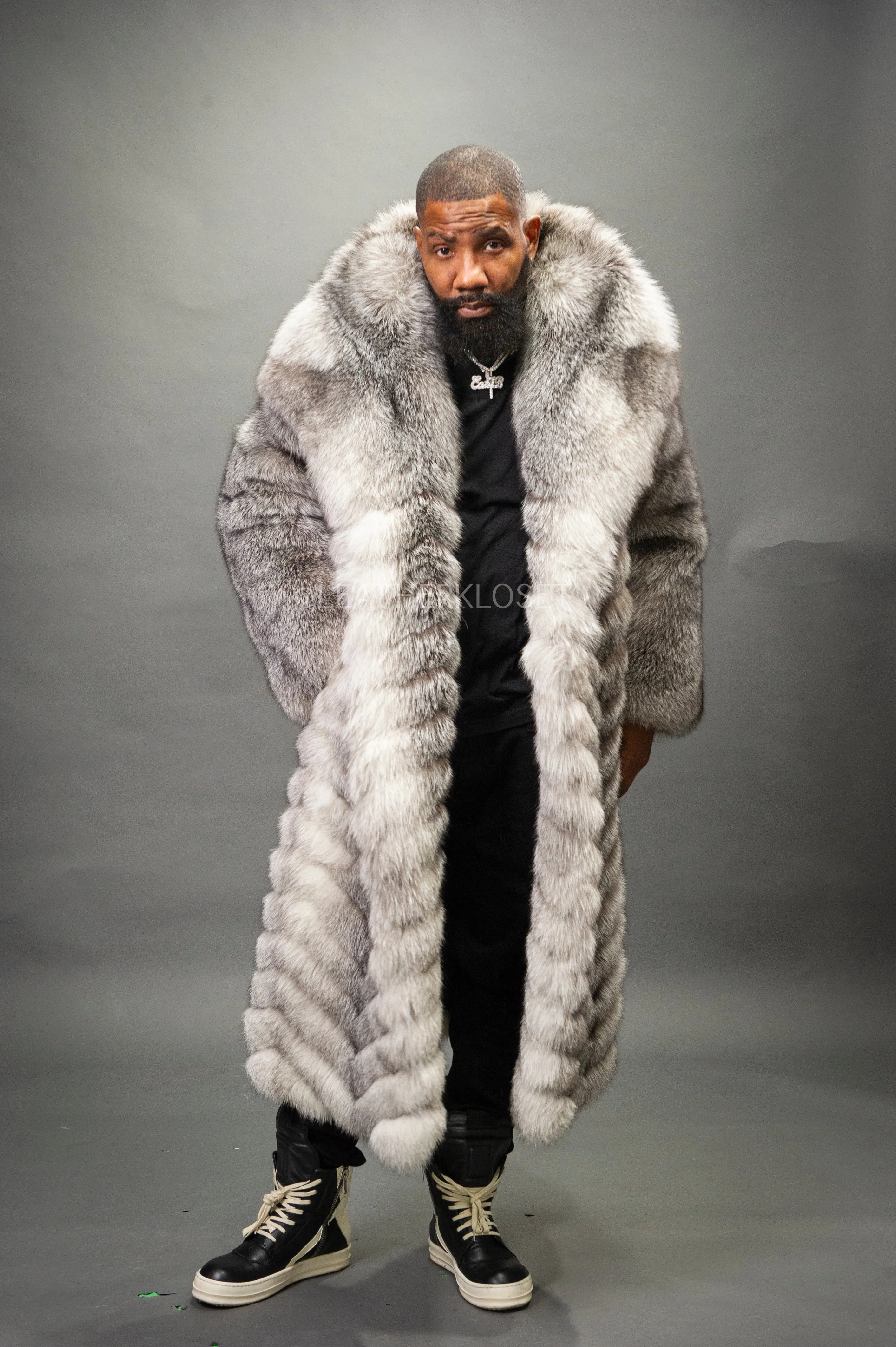 Men's Fight-Night Fox Coat [Silver Fox]