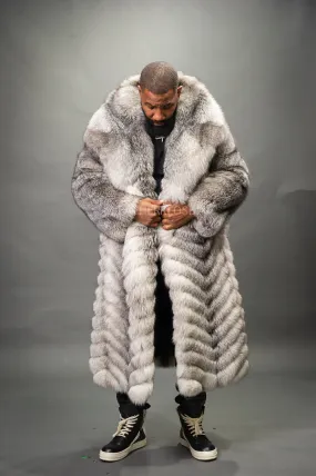 Men's Fight-Night Fox Coat [Silver Fox]