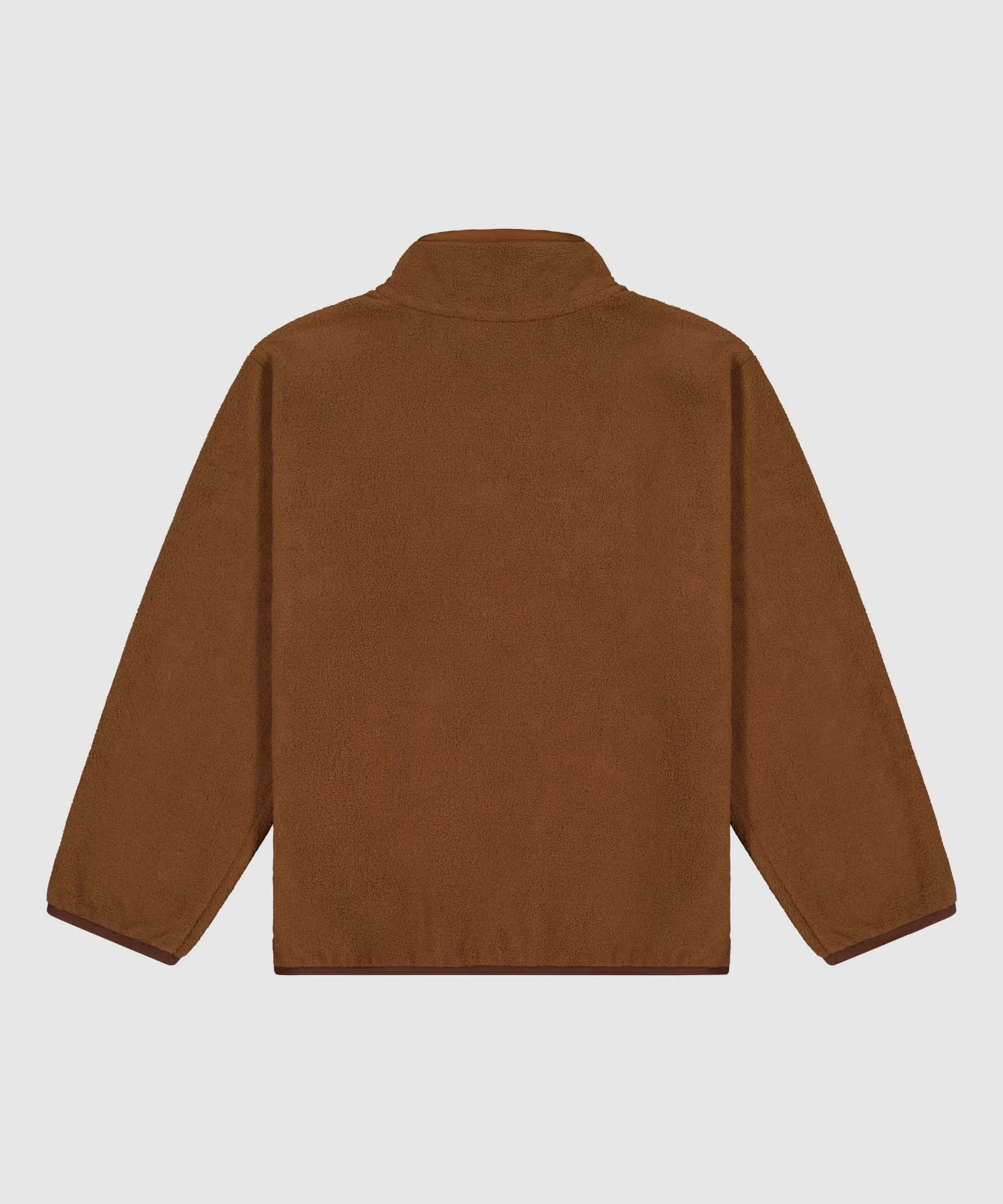 Monty Quarter Dome Fleece - Carob