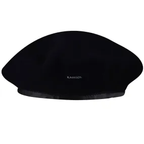 MONTY WOOL BERET CAP - BLACK