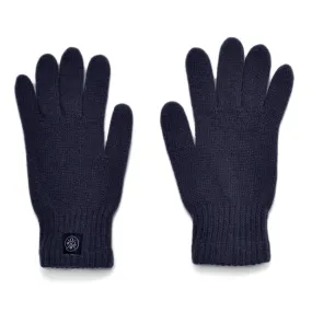 Navy Full Finger Wool Gloves