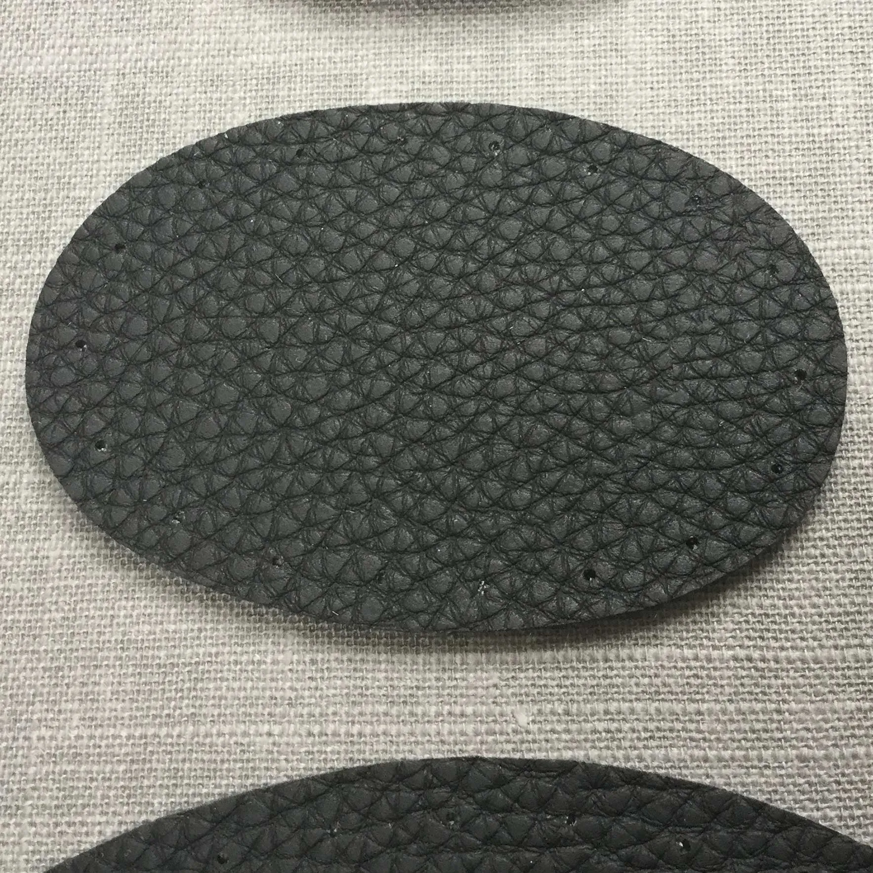 Oval Patches vegan leather