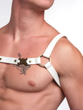 Signature Leather Harness White