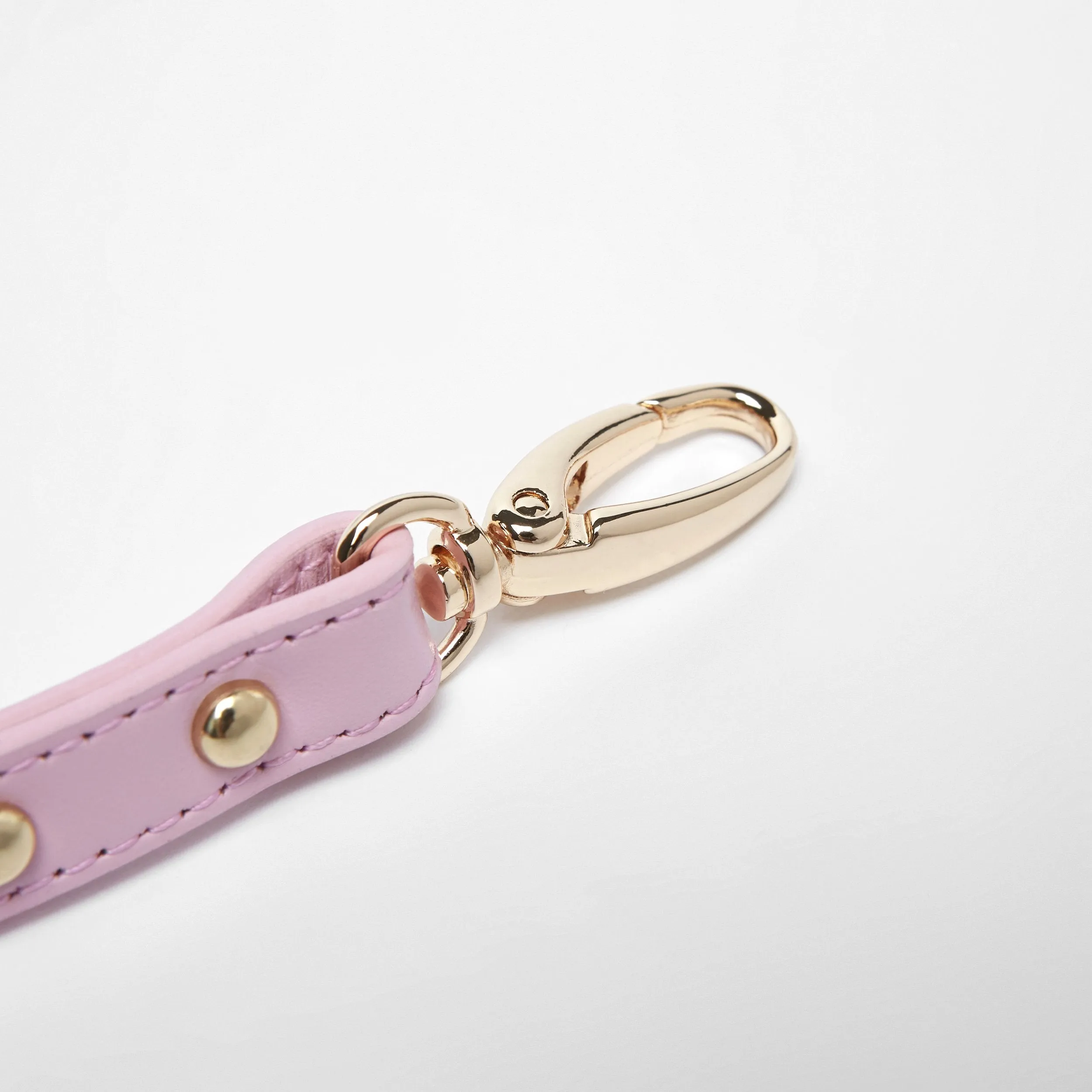 Smooth Leather Lead(Pink)