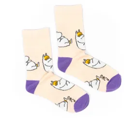 Snorkmaiden Dreaming Ladies Socks - Beige