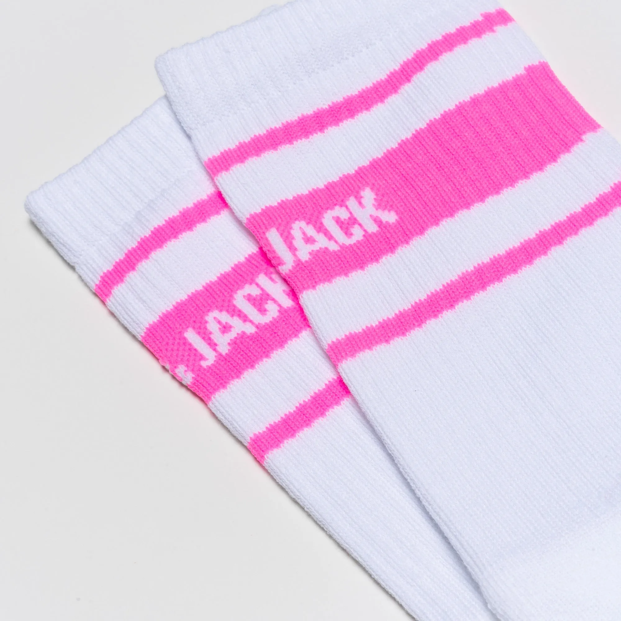 Socks White Pink