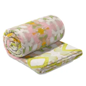 White Lotus Fleece Blanket - Laura Park